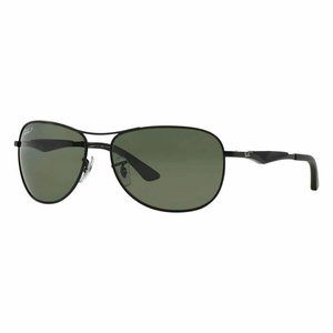 Ray-Ban Aviator Sunglasses Green Polarized Lens